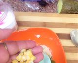 A picture of step 1 of Veg open cheese sandwich.