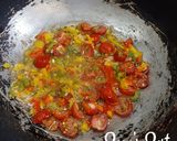 A picture of step 1 of Instant Vegetable Fried Rice.