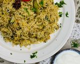 A picture of step 8 of Moong daal ki Khichri.