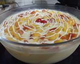 A picture of step 3 of EID K MEETHAY "Creamy Fruit Trifle".