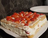 Une image de l'étape 8 de 15• Charlotte aux fraises Design Fraisier.