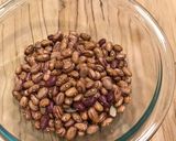 A picture of step 1 of Bu’s famous quick and healthy refried beans.