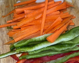 Foto del paso 1 de la receta: Salmón en papillote con verduras