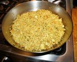 A picture of step 3 of Yellow cauliflower rice.
