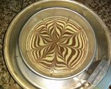 A picture of step 7 of Zebra Cake.