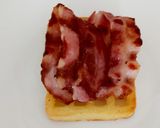 A picture of step 3 of My Sweet Potato Waffle + Bacon🥰#KitchenBingo.