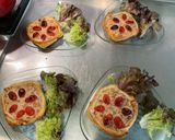 Une image de l'étape 10 de Paniers feuilletés jambon emmental tomates.