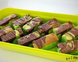 Foto langkah ke 11 dari resep Bolu Pandan Cokelat lembut a.k.a Marmer Pandan Cokelat.