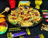 A picture of step 4 of Monaco Biscuit chaat.