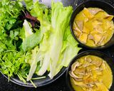 Hình bước làm 6 của món Vào bếp cùng con: phá lấu lòng heo đơn giản