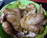 A picture of step 1 of Steam Chicken.