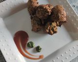 A picture of step 6 of Leftover poha corn fritters.