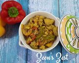 A picture of step 3 of Mixed Capsicum and Cauliflower Curry with Potatoes.
