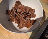 Une image de l'étape 2 de Crème chocolat noisette.