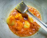 আলু বেগুন বড়ি দিয়ে ট্যাংরা মাছের ঝোল (aloo begun bori diye tyangra maacher jhol recipe) রেসিপির ধাপ 4 ছবি