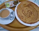 A picture of step 7 of Lacha paratha.