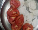 A picture of step 5 of Tomato radish salad.