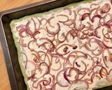Hình bước làm 6 của món Tarte Flambée (Flammekueche) Tảo Spirulina - Bánh Tart Mặn Vùng Alsace