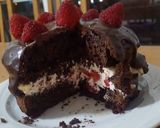 Foto del paso 9 de la receta Tarta de chocolate con chantilly y fresas