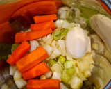 Foto del paso 2 de la receta: Crema de nabo, puerros y zanahorias