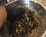 Φωτογραφία βήματος 6 της συνταγής Blueberry-raspberry dark chocolate muffins