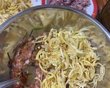 รูปขั้นตอนการทำที่ 2 ของ ทอดมันหัวปลีใส่หมูสับ