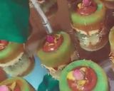 صورة لخطوة 3 من وصفة بسبوسة الفستق بالكنافة 😍💚