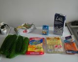 Une image de l'étape 1 de Gratin de courgette au saumon.