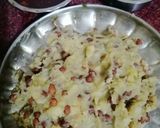 A picture of step 1 of Sev Puri.