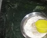 A picture of step 3 of Santa Claus Cake.