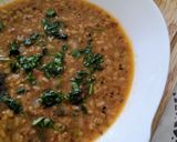 A picture of step 8 of Mash daal with gravy..... Yumm.