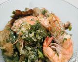 Foto langkah ke 3 dari resep Udang Pete Sambel Terong Ijo.