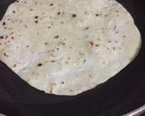 A picture of step 2 of Kolkata egg roll.
