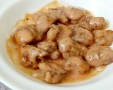 A picture of step 4 of Mongolian chicken.