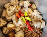 Hình bước làm 4 của món Mít mon kho tương hột