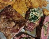 Foto del paso 5 de la receta: Cima rellena con espinaca, 3 quesos 🥬🧀 y nuez