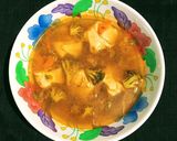 A picture of step 6 of Veg Wonton Soup.