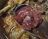 A picture of step 14 of Kuku Kienyeji (organic chicken) stew.