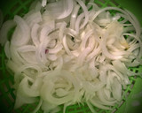 Foto del paso 9 de la receta: Cena norteamericana: Hamburguesas caseras con aros de cebolla y salsa barbacoa