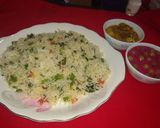 A picture of step 5 of Dilruba rice.