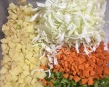 A picture of step 2 of Mix veggies with black pepper twist.