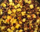 A picture of step 1 of Kala Chana bhuna with potato#ramadan.
