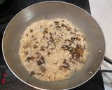 A picture of step 7 of Porcini risotto.