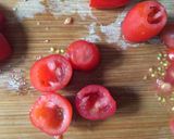 Foto del paso 6 de la receta: Tomates rellenos con pesto (Me embarcaré en tu perfumada intimidad)