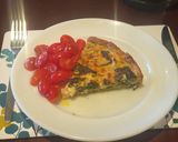 Foto del paso 4 de la receta: Quiche de ricotta, espinacas y pollo