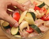 Csirkés saslik recept fázis 6 fotója