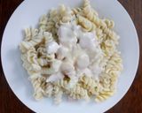 Foto del paso 8 de la receta Salsa bechamel con embutidos y pollo
