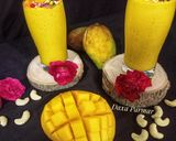A picture of step 6 of Mango Kaju Milkshake.