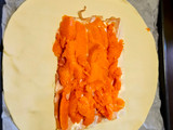 Sfoglia con zucca,scamorza e speck