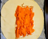 Foto del passaggio 2 della ricetta Sfoglia con zucca,scamorza e speck
